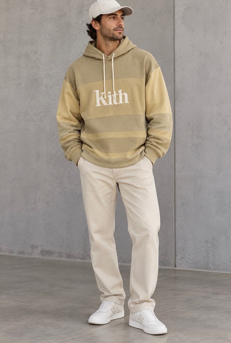 Kith Delk Hockey Hoodie in Plateau Pockets Size XL